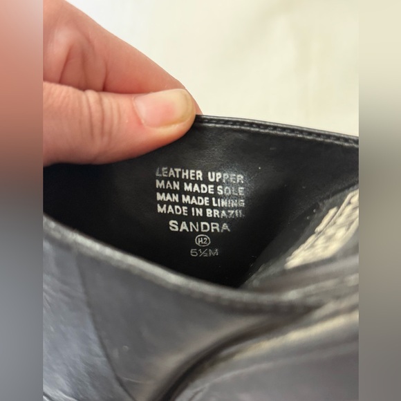 Vintage 90's Y2K Nine West Chunky Platform Slip-On Mules Size 5.5 Retro Classic - Picture 12 of 14